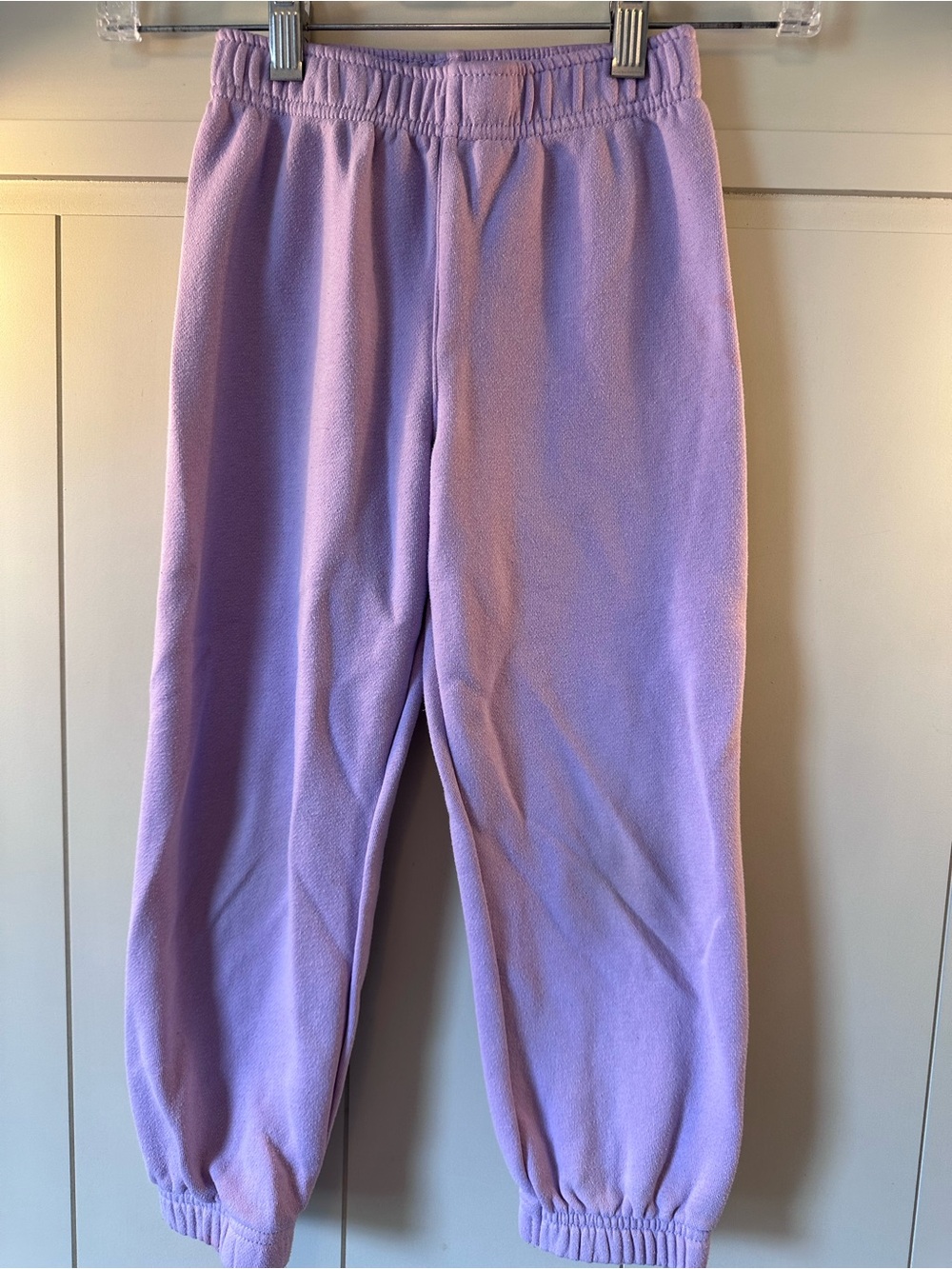 Garanimals Lilac Fleece Joggers - Elastic Waist & Cuffs